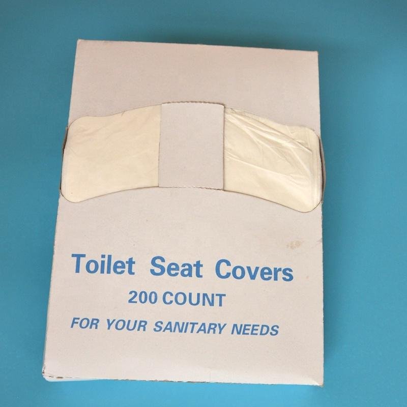 1/4 Fold  Paper Seat Cover Soft Flushable Toilet Seat cover 2
