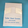 1/4 Fold  Paper Seat Cover Soft Flushable Toilet Seat cover