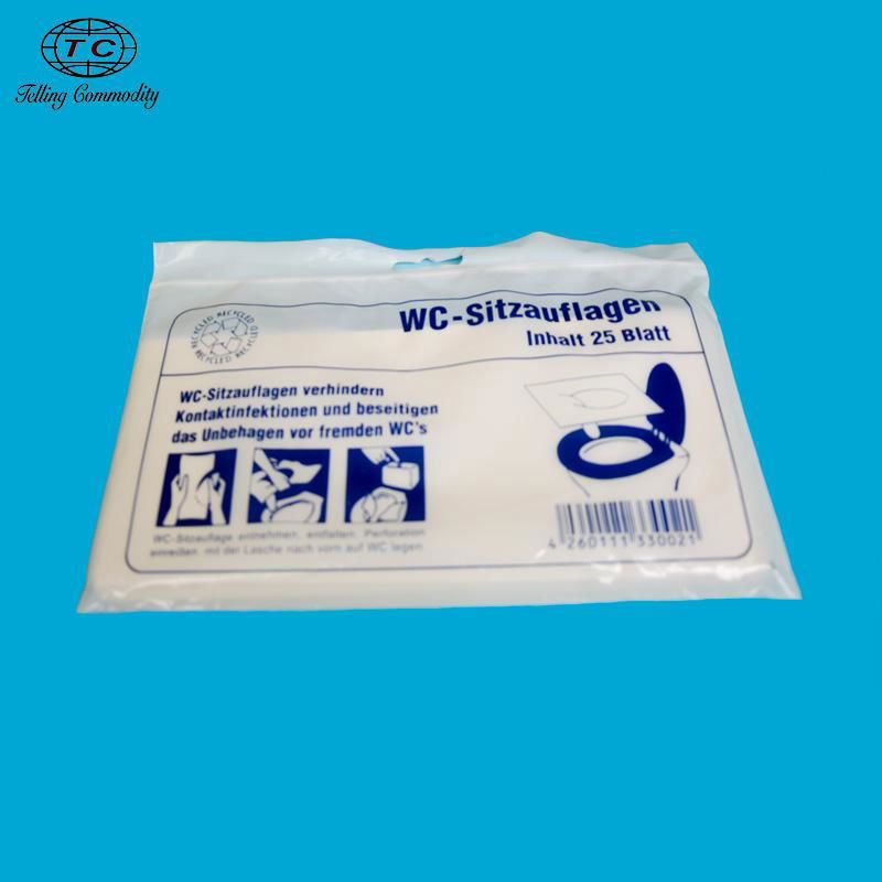 Travel pack disposable Toilet Paper Seat Cover TST25 OEM (China