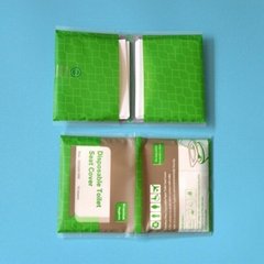Wholesale 100% Virgin Pulp Disposable Wallet Pack Toilet Paper Seat Covers