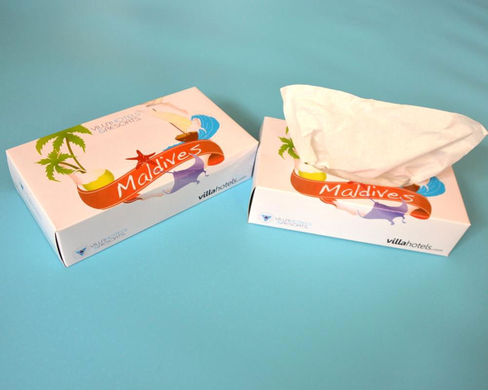2ply 100sheets soft tissue paper custom printed paper facial tissue box  2