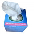 2ply 80sheets Cube box tissue Customized Logo Square Box Facial Tissue Paper