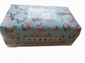 2ply 150sheets emobssed Custom Printed plastic soft pack facial tissue paper 2