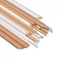 Eco friendly disposable kraft paper straw biodegradable tea&coffee paper straw 1