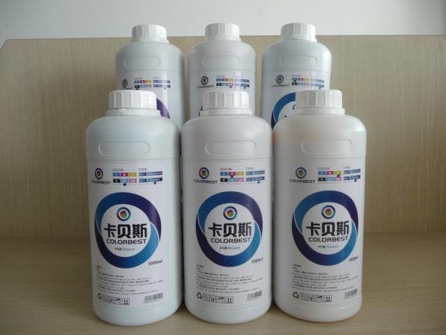Roland eco solvent ink in bottle 2