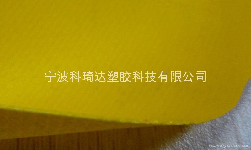 PVC涂层夹网布气模布 5