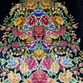 2x3 Handmade Silk Persian Area Rug With Floral 3