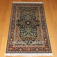 3x5 Handmade Persian Silk Rug