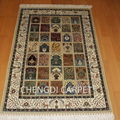 4x6 Handmade Persian Silk Rug