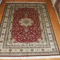 6x9 Handmade Persian Silk Carpet