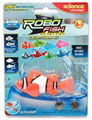 lovely robo fish swimming in the water with battery and shark 1