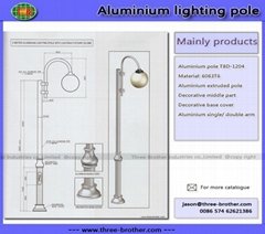 Aluminium pole