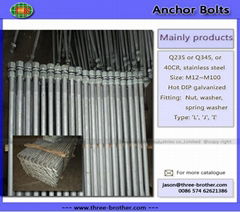 Anchor bolts