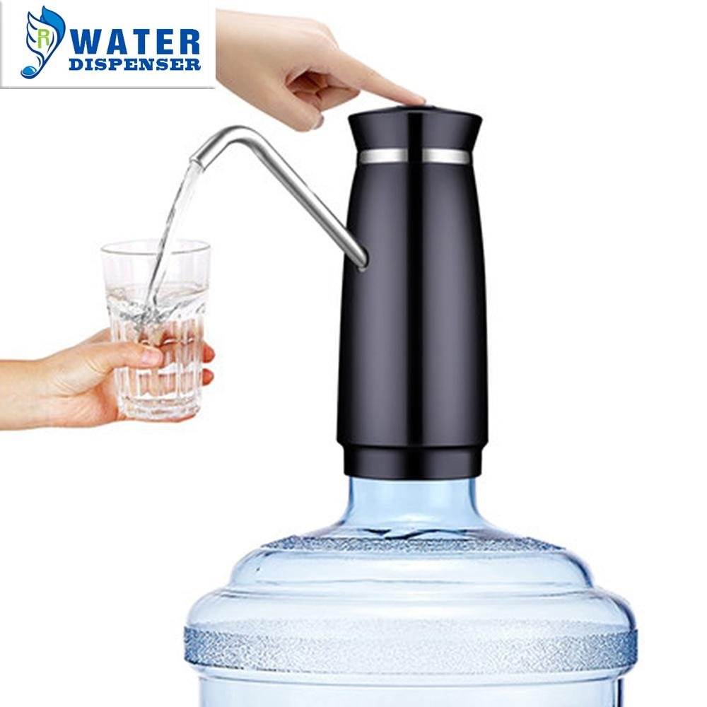 批發智能定量 電動吸水飲水機水龍頭自動上水壓水器 桶裝水抽水器 4