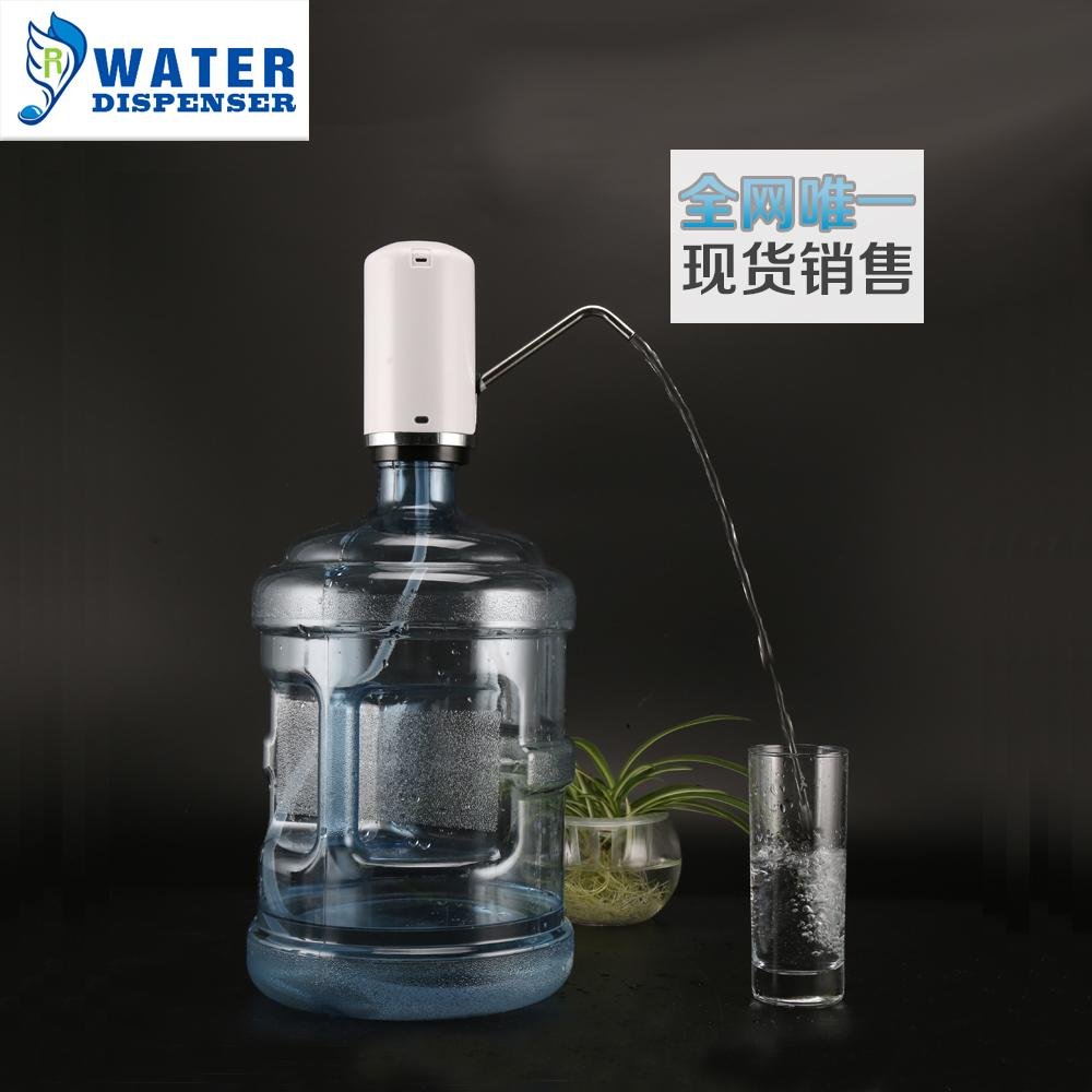 批发无线电动抽水器桶装水压水器纯净水上水器矿泉水抽水器充电式