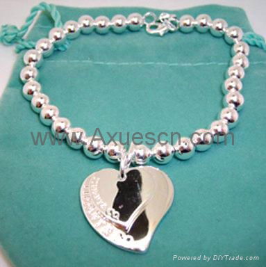 925 silver charm bracelet wholesale 2