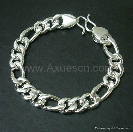 925 silver charm bracelet wholesale 3