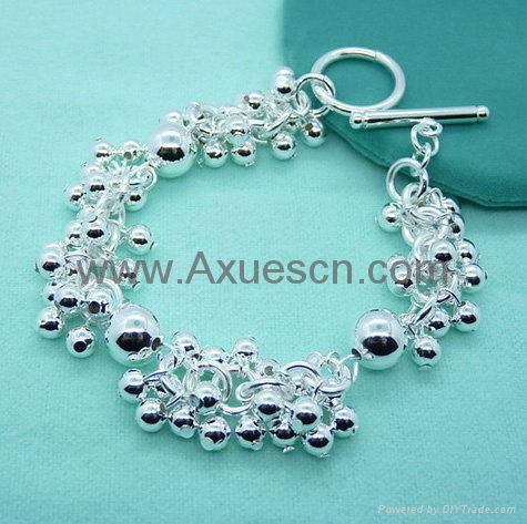 925 silver charm bracelet wholesale 5