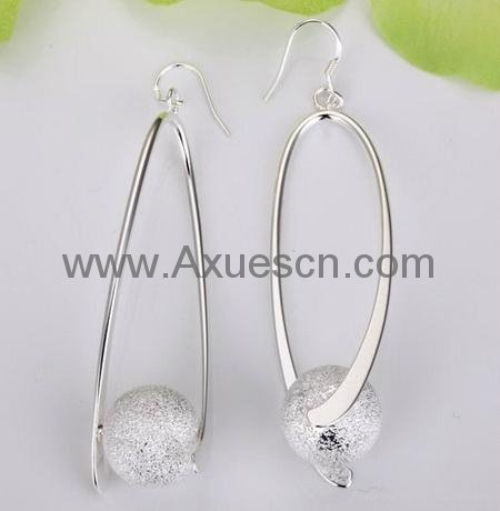 925 silver charm earrings,sterling silver jewelry wholesale 3