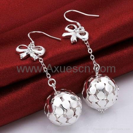 925 silver charm earrings,sterling silver jewelry wholesale 4