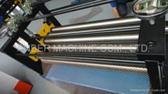 Mesh straightening machine