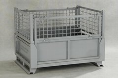 Mesh stillage,foldable metal container