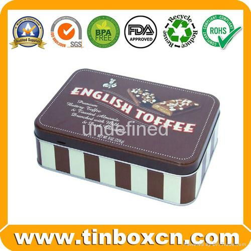 Round tin cookies tin box biscuit tin can food tin container 4