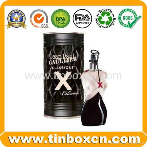 Rectangular cosmetic tin box makeup perfume tin container 3