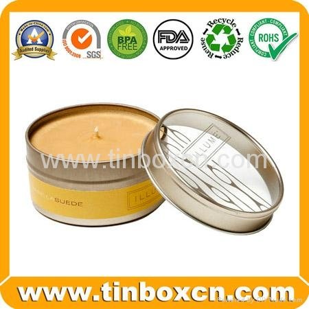 Candle tin box travel tin can wax tin holder 3