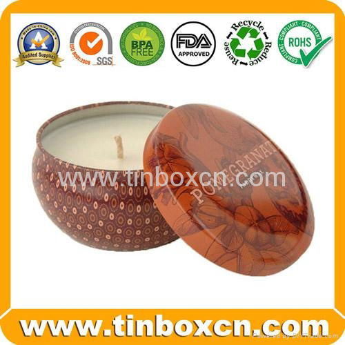 Candle tin box travel tin can wax tin holder 4