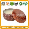 Round wax tin