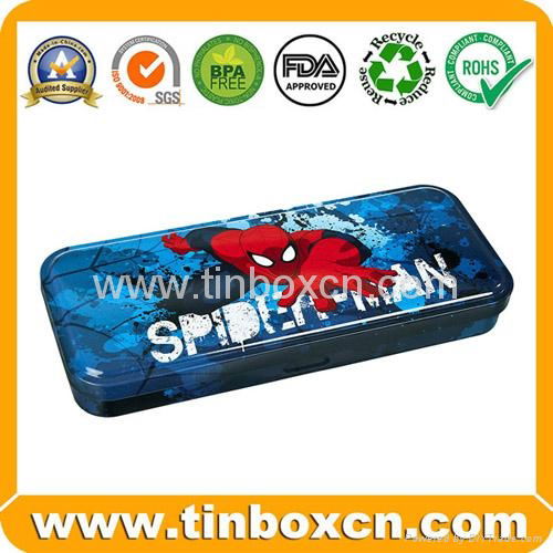 Metal tin pencil box pencil tin case stationery 2