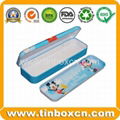 Metal tin pencil box pencil tin case stationery 4