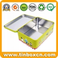 Hinged promotional gift tin box