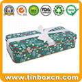 Gift tin with silk ribbon