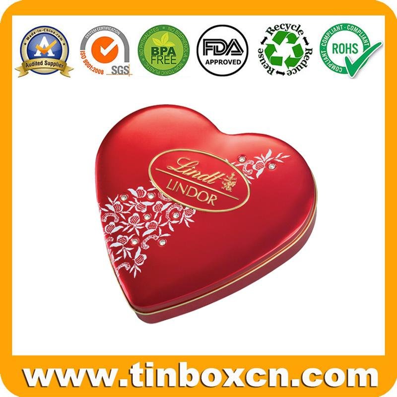 Lindt Heart Tin Chocolate Box BR1505 Manufacturer