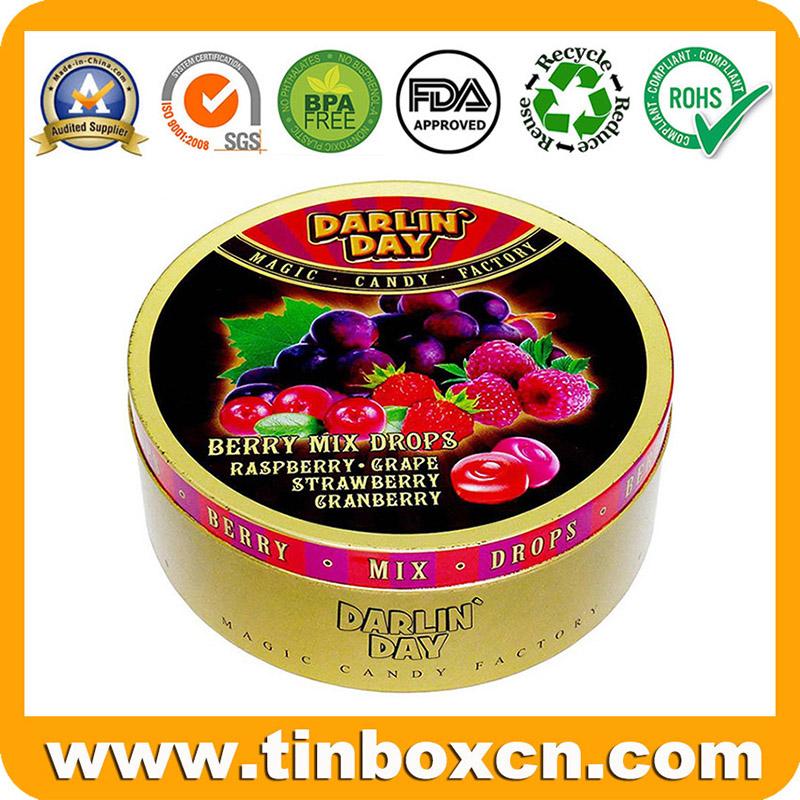 Darlin Day round candy tin