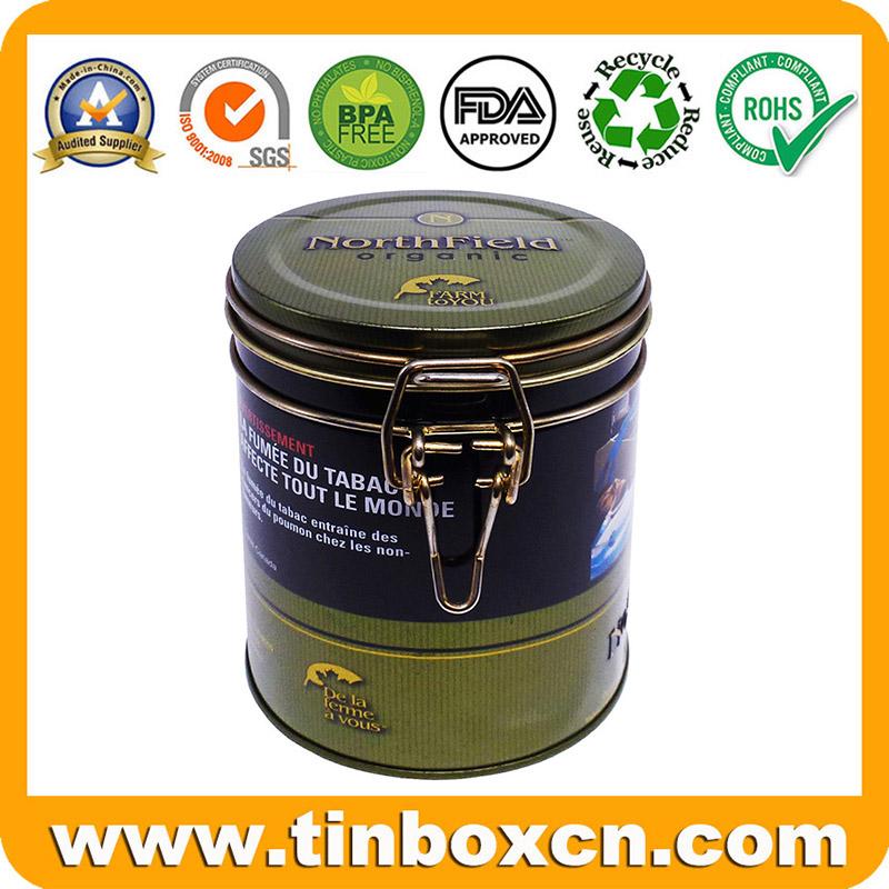 Custom Tin Tea Caddy With Airtight Lid BR1202 Manufacturer 2