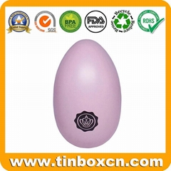 Customized Egg Tin Tea Bag Container BR1206 Manufacturer