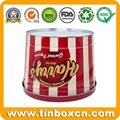 Popcorn tin can for holiday
