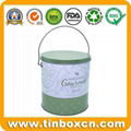 1 Gallon Popcorn Tin Can with Handles