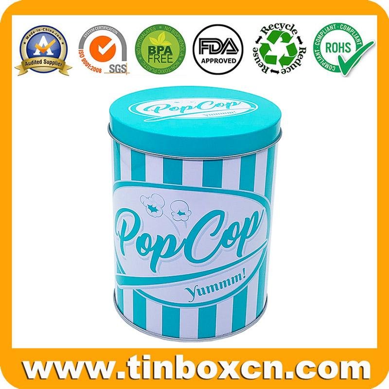 0.5 Gallon Metal Popcorn Tin Can Container