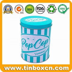 0.5 Gallon Metal Popcorn Tin Can Container