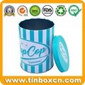 0.5 Gallon Round Popcorn Can with Lid