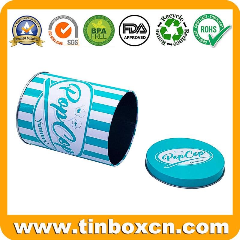 0.5 Gallon Metal Popcorn Tin Can Container 3