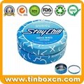 Customized Round Metal Can Child Resistant Safe Proof Lock Candy Mint Tins