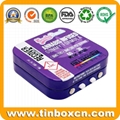 China Supplier Custom Square Small Child Resistant Safety Candy Mint Gummy Tin