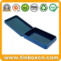Factory Children Safe Metal Box Child Resistant CR Tin Container with Hinged Lid