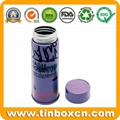Factory Screw Round Child Resistant Safety Lock Metal Can Candy Mint Pill Tins