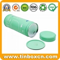 Custom Screw Top Airtight Tin Coffee Bean Can with Peel-off Seal Lid and Valve